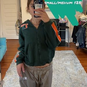 Vintage UMIAMI zip up jacket